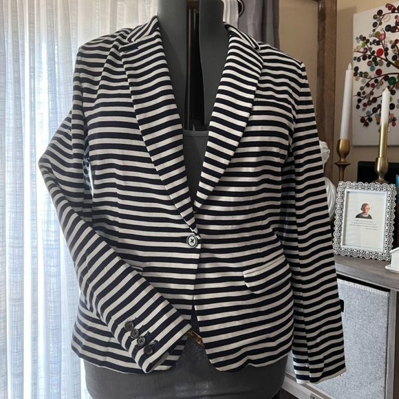 XXL Merona striped blazer - Picture 1 of 5
